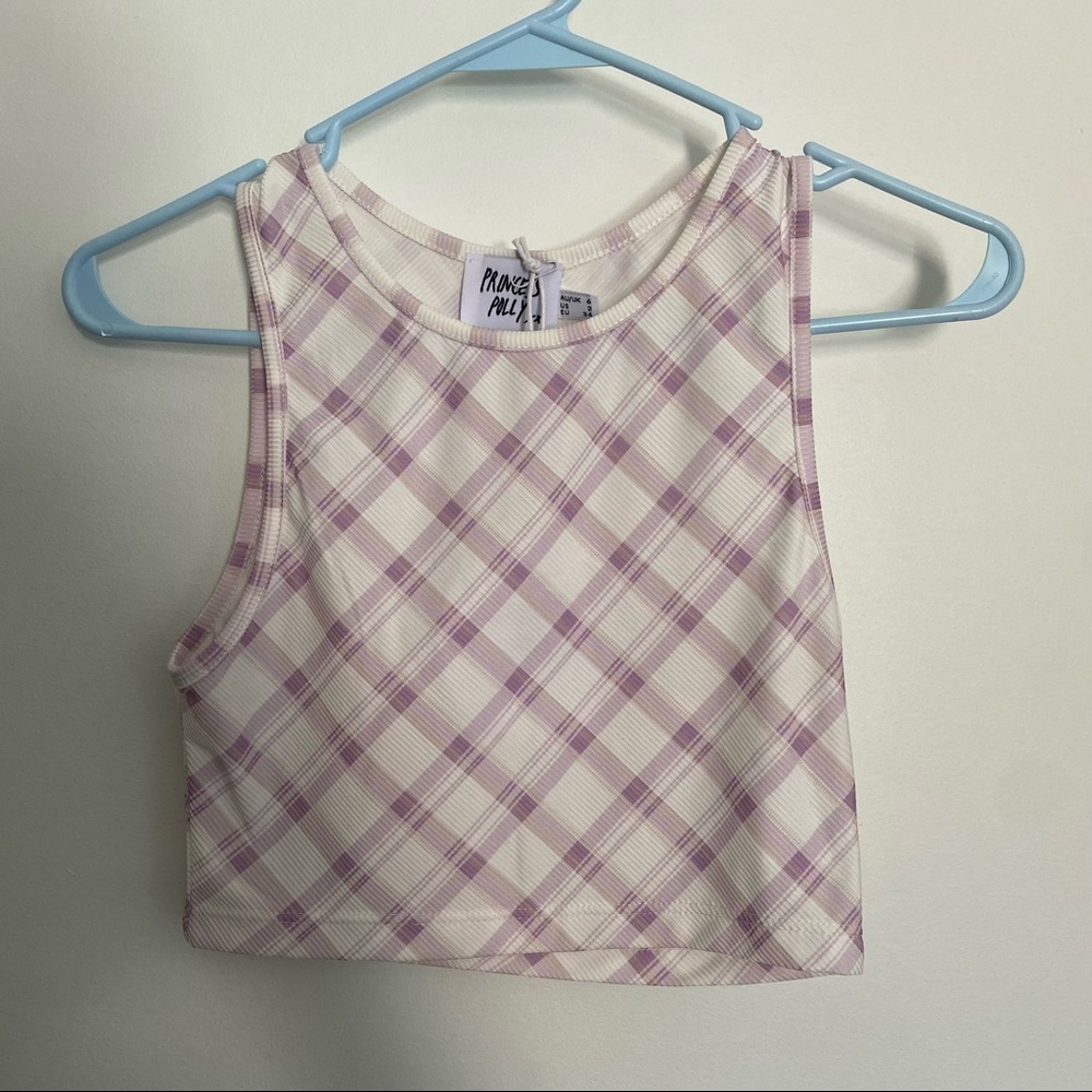 princess polly plaid tank top